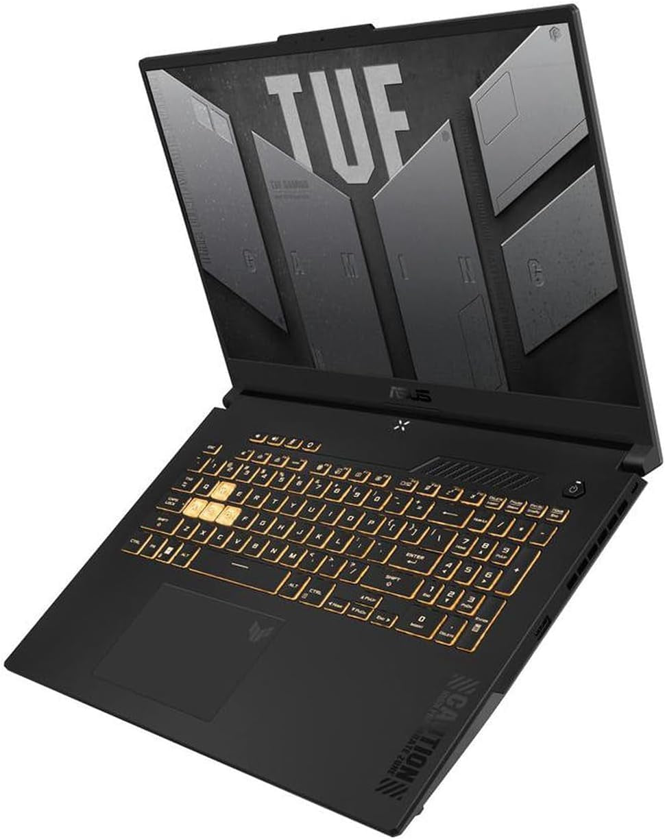 TUF F17 Gaming Laptop, 17.3" WQHD 240 Hz, Intel 10-Core I7-13620H, Geforce RTX 4070 8 GB, 64 GB DDR5 RAM, 4 TB SSD, Wi-Fi 6, RGB Backlit Keyboard, Thunderbolt 4, MS Office Pro & Windows 11 Pro