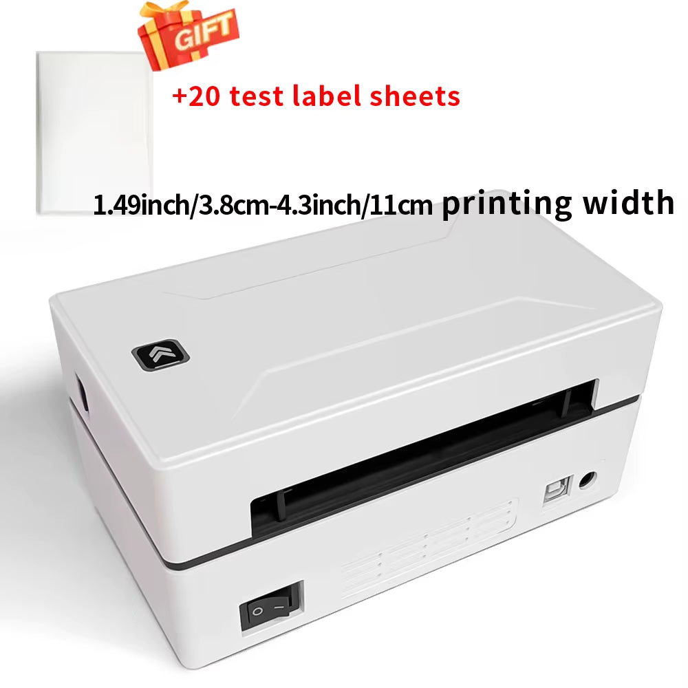 D100 Smart Label Printer Bluetooth Inkless Sticker Maker Printer Machine for Phone/Laptops Office Electronics