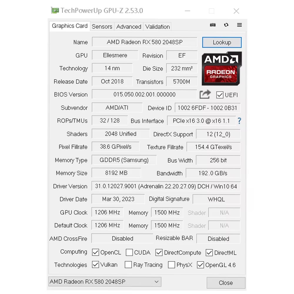 Graphics Cards Radeon RX580 8G & RX550 4G Video Gaming Card Pcie3.0X16 GPU Desktop Computer Components AMD RX 580 8G
