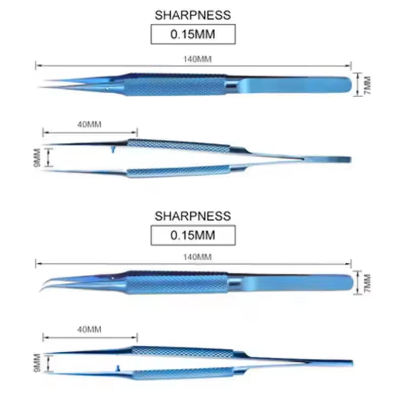 Precision Titanium Alloy Tweezers Professional Repair Fingerprint Fly Line Phone Motherboard Antimagnetic Electronics Forceps