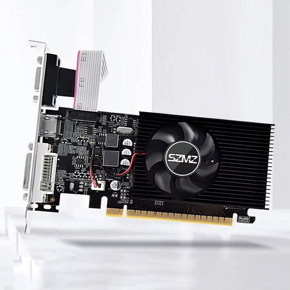 GT730 4GB DDR3 128Bit Graphics Card with HDMI VGA DVI Port PCI-E2.0 16X Computer Graphics Video Card GT610 1G 2G for Office/Home