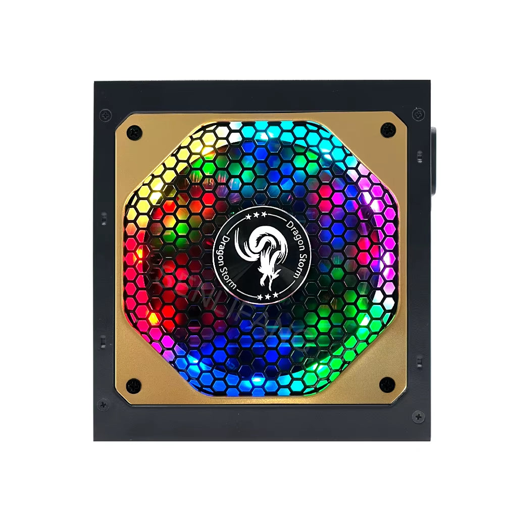 ATX 850W Full Modular RGB 80Plus Gold 20+4Pin 12V PSU Professional E-Sports Video Game Computer PC Power Supply