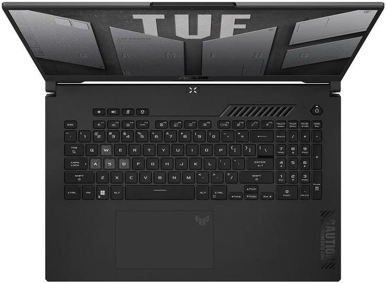 TUF F17 Gaming Laptop, 17.3" WQHD 240 Hz, Intel 10-Core I7-13620H, Geforce RTX 4070 8 GB, 64 GB DDR5 RAM, 4 TB SSD, Wi-Fi 6, RGB Backlit Keyboard, Thunderbolt 4, MS Office Pro & Windows 11 Pro