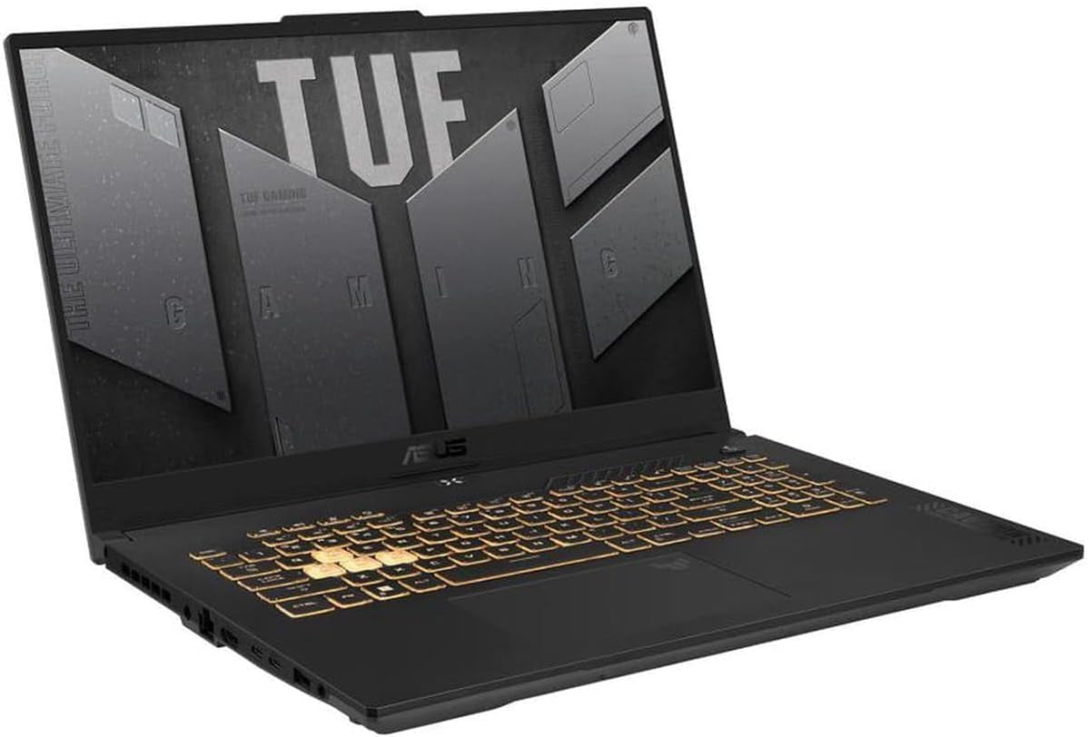 TUF F17 Gaming Laptop, 17.3" WQHD 240 Hz, Intel 10-Core I7-13620H, Geforce RTX 4070 8 GB, 64 GB DDR5 RAM, 4 TB SSD, Wi-Fi 6, RGB Backlit Keyboard, Thunderbolt 4, MS Office Pro & Windows 11 Pro