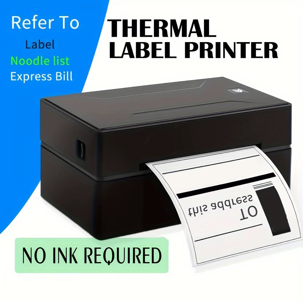 D100 Smart Label Printer Bluetooth Inkless Sticker Maker Printer Machine for Phone/Laptops Office Electronics