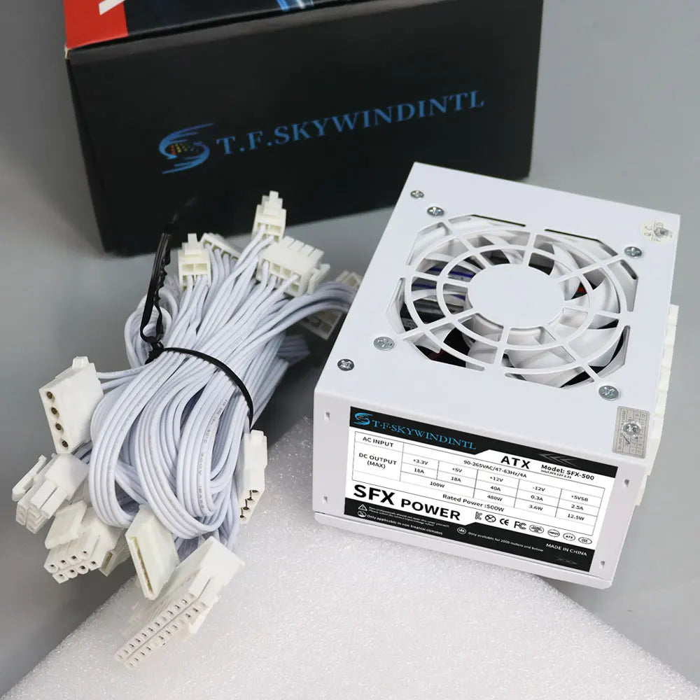Full Modular SFX-500W Mini ITX Solution/Micro ATX/SFX 500W Power Supplies PSU for POS