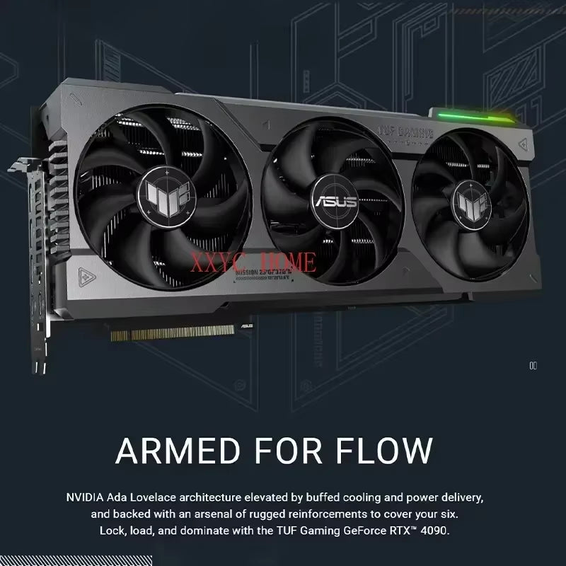 4090 Graphics Card ROG STRIX RTX4090 O24G GAMING GDDR6X 21000Mhz 24GB 384Bit Support INTEL AMD Motherboard HDCP Video Card