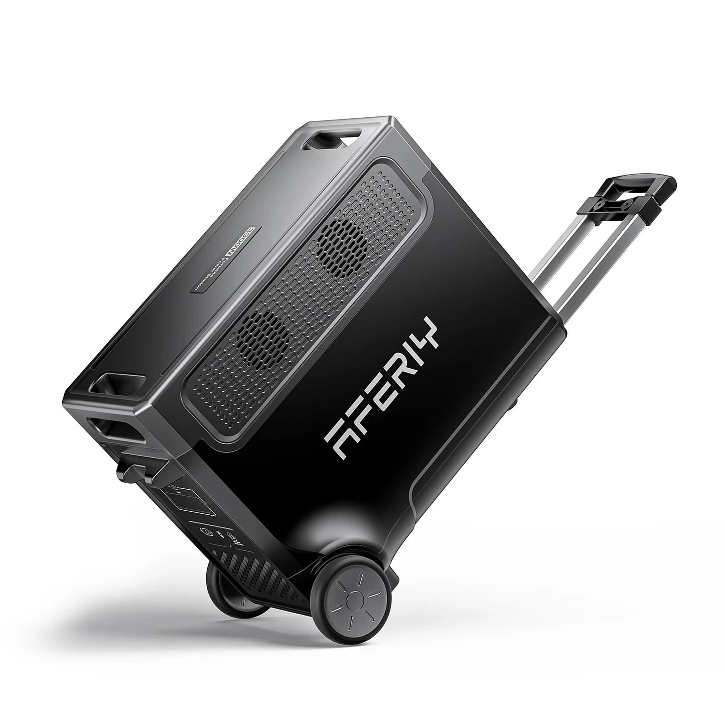 [UK Direct]  P310 Portable Power Station 3840Wh Lifepo4 Solar Generator 3600W AC Output, UPS Pure Sine Wave Fully Recharge in 1.5 Hours 13 Output Ports, LCD Screen with Rolling Wheels UK Plug