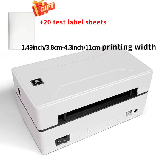 D100 Smart Label Printer Bluetooth Inkless Sticker Maker Printer Machine for Phone/Laptops Office Electronics