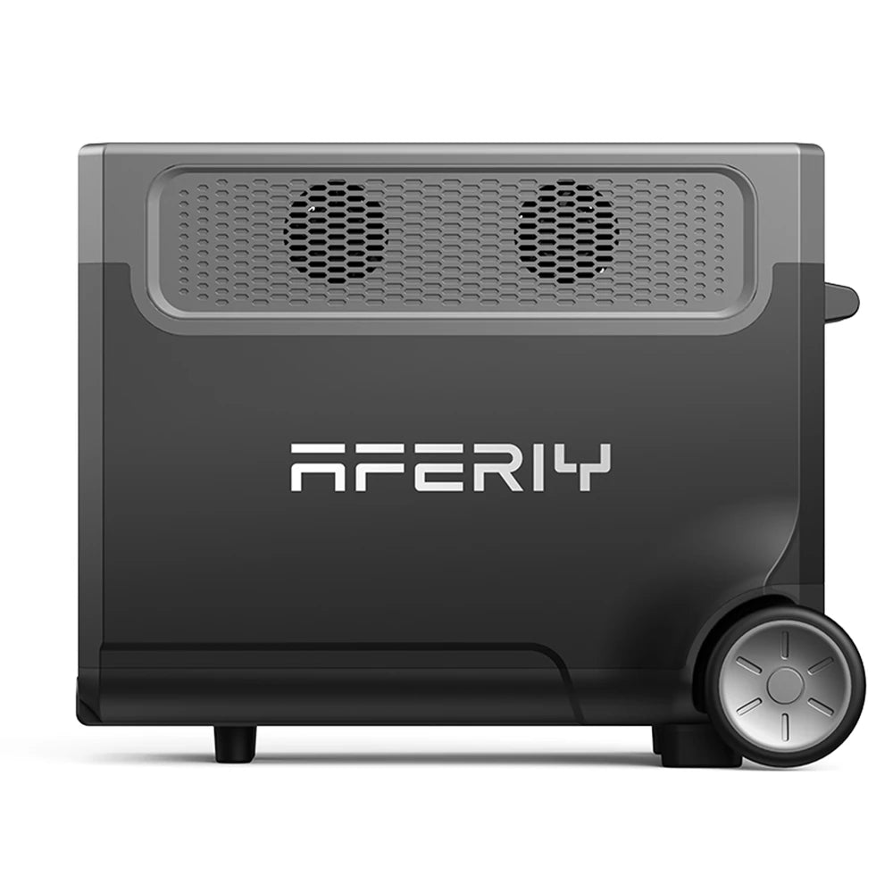 [UK Direct]  P310 Portable Power Station 3840Wh Lifepo4 Solar Generator 3600W AC Output, UPS Pure Sine Wave Fully Recharge in 1.5 Hours 13 Output Ports, LCD Screen with Rolling Wheels UK Plug